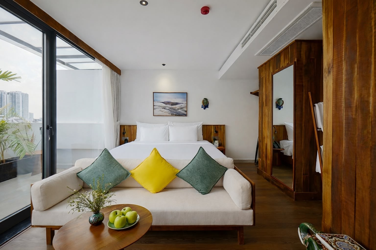 The Urban Balcony Room